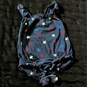 Set of 4- Baby onesies. One Fourth of July outfit